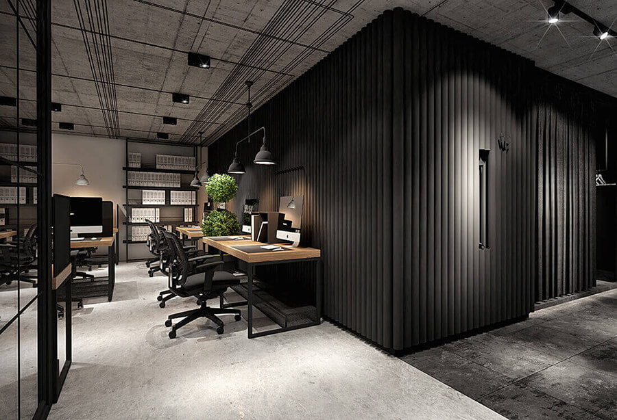 Architecture studio interior